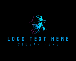 Hat - Detective Investigator Spy logo design