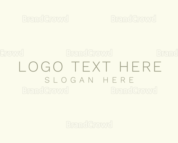 Minimalist Company Brand Logo