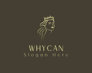 Hair Woman Crown Logo