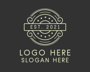 Star Emblem Badge logo design