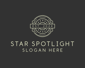 Star Emblem Badge logo design