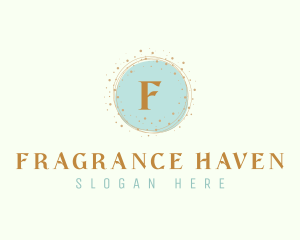 Perfume Fashion Watercolor logo design