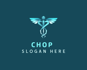 Health - Caduceus Medicine Laboratory logo design