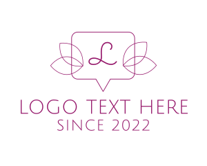 Cosmetics Brand Letter Logo