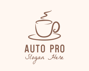 Brew - Hot Espresso Cup logo design