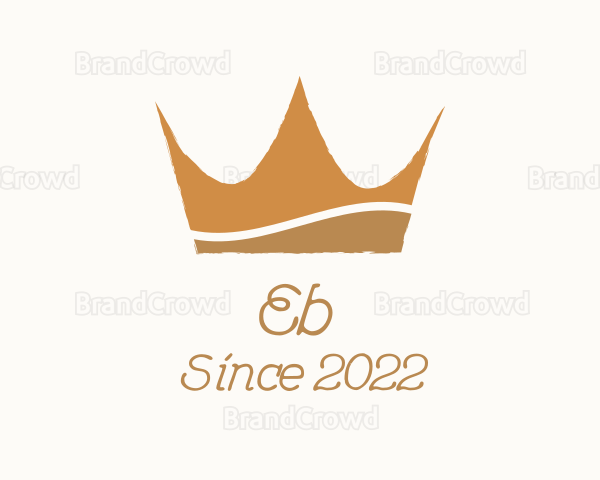 Royal Crown Watercolor Logo