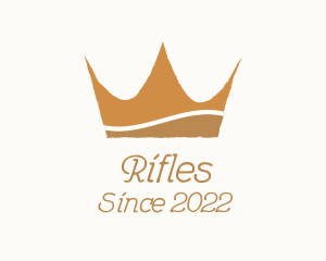 Princess - Royal Crown Watercolor logo design