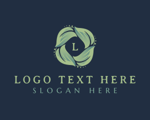 Organic Natural Leaves Logo