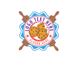 Cookies - Baking Cookies Tools logo design