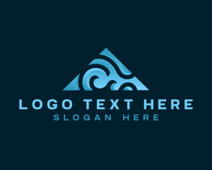 Resort - Generic Wave Fluid logo design
