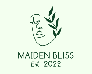 Maiden - Eco Beauty Salon logo design