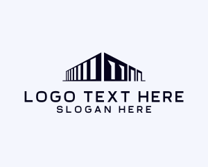 Shipping - Warehouse Stockroom Logistics logo design