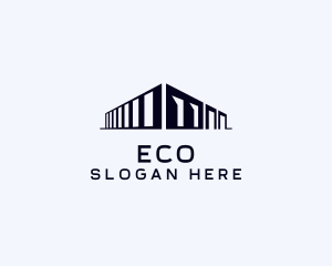 Warehouse Stockroom Logistics Logo
