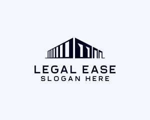 Storage House - Warehouse Stockroom Logistics logo design