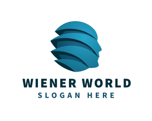 Company World Head logo design