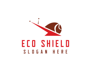 Pesticide - Arrow Snail Shell logo design