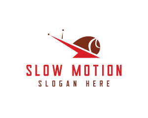 Snail - Arrow Snail Shell logo design