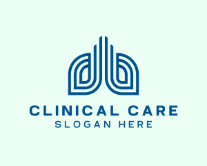 Medical Clinic Lungs  logo design