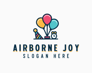 Balloon - Birthday Party Balloon logo design