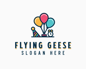 Party Store - Birthday Party Balloon logo design