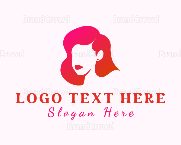 Woman Beauty Salon Logo