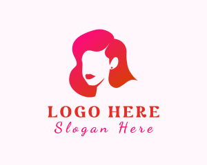 Person - Woman Beauty Salon logo design