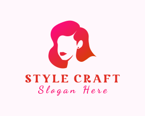 Woman Beauty Salon logo design