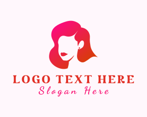 Girl - Woman Beauty Salon logo design
