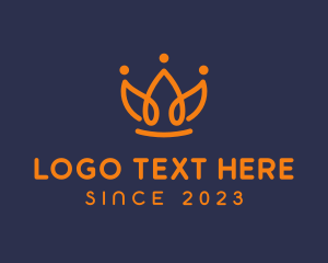 Regal - Elegant Flower Crown logo design