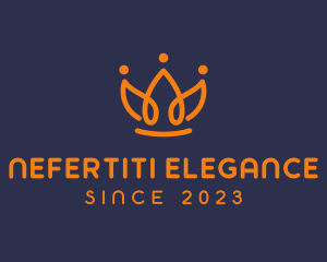 Elegant Flower Crown logo design