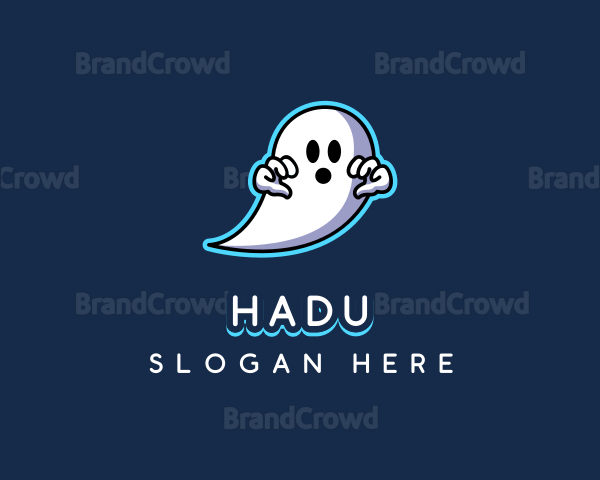 Ghost Haunted Spooky Logo