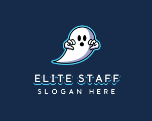 Ghost Haunted Spooky Logo