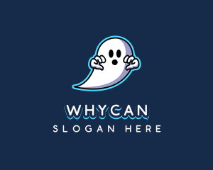 Ghost Haunted Spooky Logo