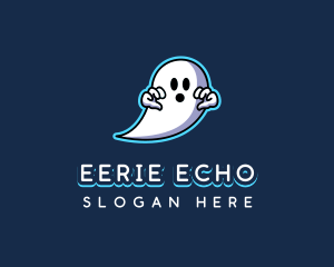 Ghost Haunted Spooky logo design