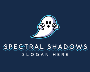 Ghost Haunted Spooky logo design