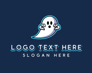 Ghost Haunted Spooky Logo