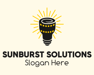 Sunburst - Bub Film Strip logo design