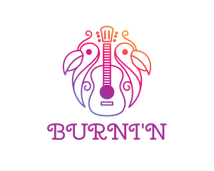 Tropical Guitar Band logo design