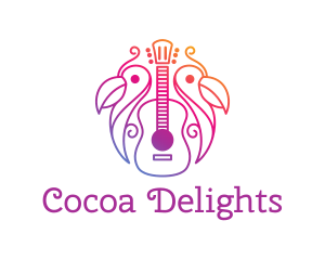 Tropical Guitar Band logo design