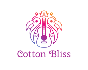 Tropical Guitar Band logo design