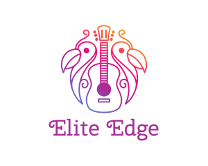 Tropical Guitar Band logo design