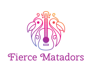 Tropical Guitar Band logo design