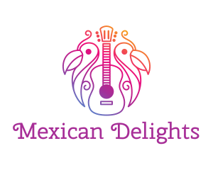 Tropical Guitar Band logo design