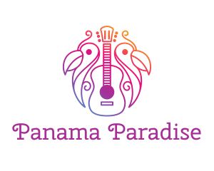 Tropical Guitar Band logo design