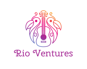 Tropical Guitar Band logo design