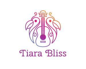 Tropical Guitar Band logo design