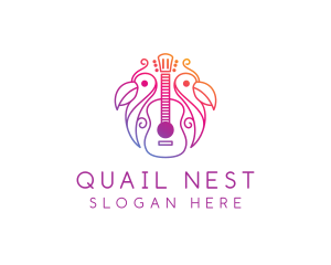 Tropical Guitar Band logo design