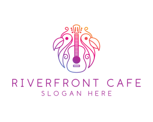 Tropical Guitar Band logo design