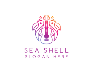 Tropical Guitar Band logo design