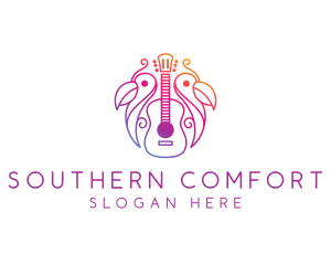 Tropical Guitar Band logo design